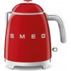 Mini rýchlovarná kanvica Smeg 50's Style KLF05RDEU červená