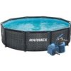 Marimex | Bazén Marimex Florida 3,05x0,91 m s pieskovou filtráciou - motív RATAN | 19900117