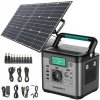 Swarey Power banka S500 14400 mAh 500 W so solárnym panelom