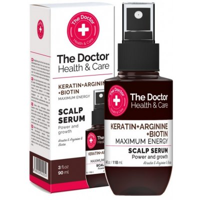 The Doctor Keratin + Arginine + Biotin Maximum Energy Serum - výživné sérum na vlasy bez silikónov, 89 ml