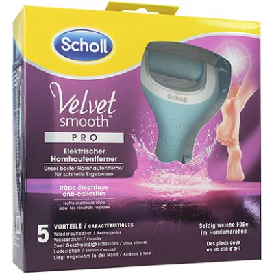 Scholl Velvet Smooth Pro elektrický pilník na chodidla