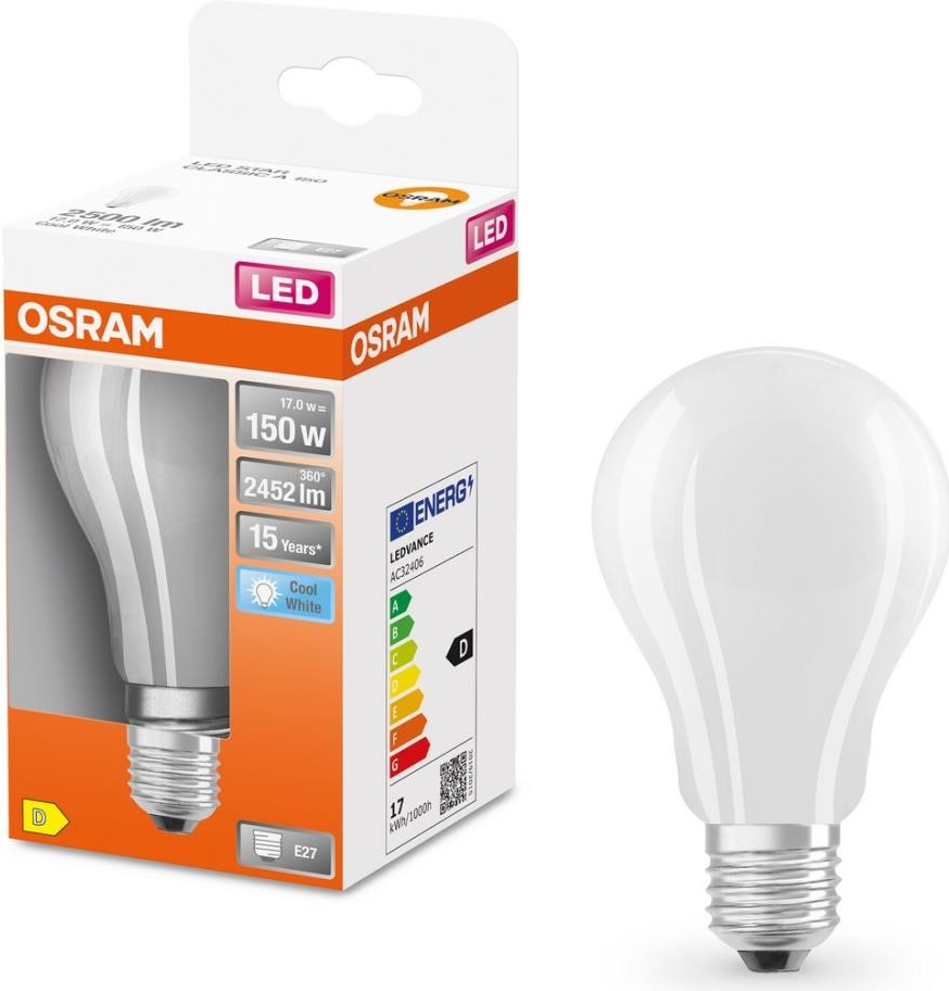 Osram LED Žiarovka E27/17W/230V 4000K P224528