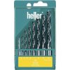 Heller 205241 sada špirálových vrtákov do dreva 8-dielna 3 mm, 4 mm, 5 mm, 6 mm, 7 mm, 8 mm, 9 mm, 10 mm valcová stopka 1 sada; 205241