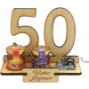 KupMa Darčekový stojan 50 rokov s verklíkom