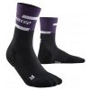 CEP The Run Mid Cut Compression Socks 4.0 vysoké ponožky dámské Barva: violet/black, Velikost: IV