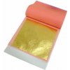 Jedlé zlato - fólia transfer 8x8 cm 25 ks -