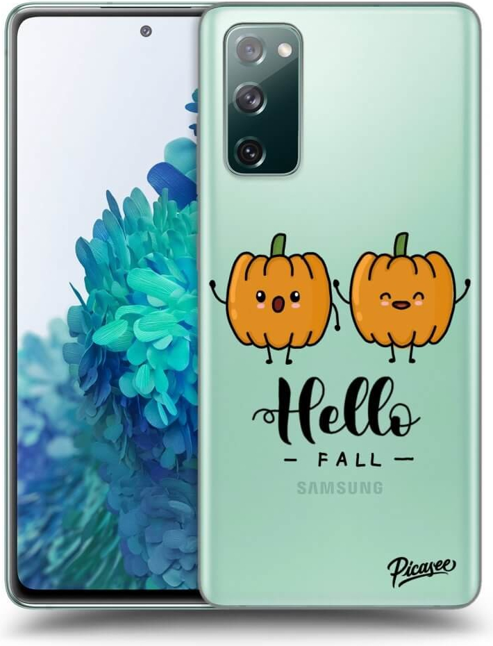 Púzdro Picasee silikónové Samsung Galaxy S20 FE - Hallo Fall čiré