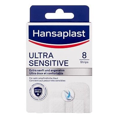 Hansaplast Ultra Sensitive extra jemné náplasti pro citlivou pokožku 8 ks