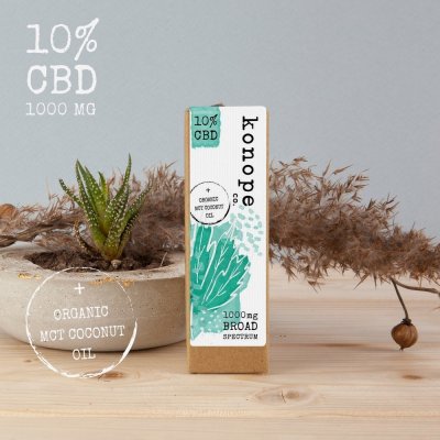 Konope CBD 10% v kokosovom oleji 10 ml