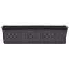Prosperplast truhlík s miskou Ratolla Case Umbra 58,7 cm