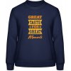 AWDis Sweat Mikina - Dizajn - Great Taste for Great Moments - Oxfordská modrá - L - Dámske