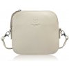 Paolo Peruzzi Malá dámska kožená crossbody kabelka | béžová AY-24-BG