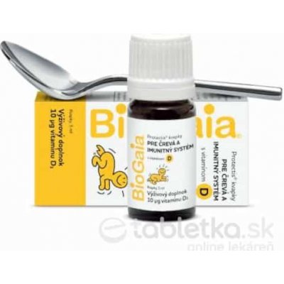 BioGaia Protectis s vitamínom D kvapky 5 ml