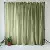 Svetlozelený ľanový záves 140x200 cm Sage – Linen Tales