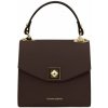 Kožená kabelka do ruky TL Bag Tuscany Leather Farba: Kávová