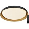 LED stropné svietidlo Top Light Satellite 50C RC, s diaľkovým ovládačom, 48W, 4800lm, stmievanie, pamäť, priemer 53cm (Satellite 50C RC) čierne/drevené
