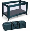 Detská cestovná posteľ 120x60x76cm modrá