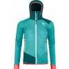 Dámska bunda Ortovox SWISSWOOL COL BECCHEI HYBRID JACKET - svetlo modrá XS