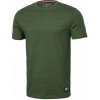 PITBULL WEST COAST T-SHIRT PÁNSKE TRIČKO NO LOGO BASIC 190g OLIVOVÁ XL