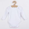 Dojčenské body s dlhým rukávom New Baby biele - 62 (3-6m)