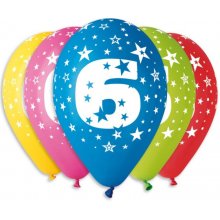 Globos Balóniky s číslami 6