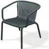 Prosperplast Zahradní křeslo s područkami Brene, uhelná