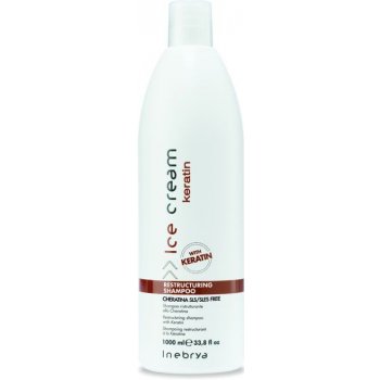 Inebrya Restructuring Shampoo With Keratin reštrukturačný šampón s keratínom 1000 ml