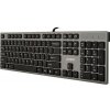 A4T A4Tech KV-300H USB QWERTY klávesnica čierna, sivá