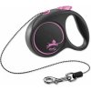 FLEXI Black Design lanko S 5m ružové (do 12 kg)
