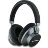 Slúchadlá na uši Karl Lagerfeld Saffiano Elongated Bluetooth ANC čierne