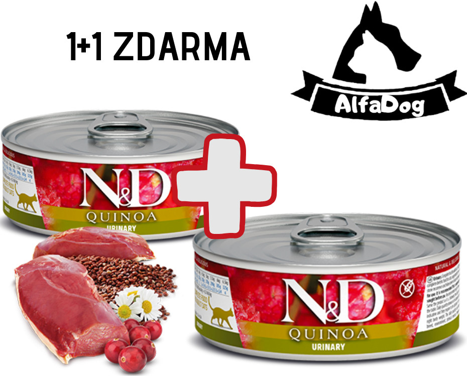 N & D CAT quinoa Adult Urinary Duck & Cranberry 80 g