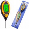 PH meter pôdy, merač kyslosti pôdy 4 v 1 tester