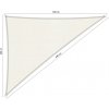 Lazy Momo Slnečný Trojuholník 90° shadow 4,0 x 5,0 x 6,4 m Farba: Arktická Biela