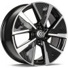 CARBONADO MONTPELLIER 7x17 5x108 ET45 black front polished