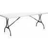 GastroKitchen Cateringový rozkladací stôl – 240 cm – biely plast
