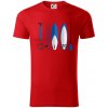 Paddleboard set - Tričko z organickej bavlny - 2XL ( Červená )