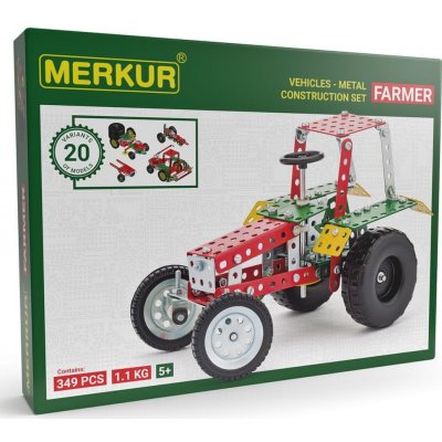 Merkur Stavebnica Farmer Set 20 modelov 349ks