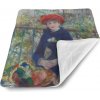 Sablio Detská deka pre bábätko Dvě sestry (Na Terase) - Pierre-Auguste Renoir - 80x100 cm