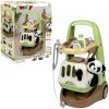 Smoby Zvěrolékařský vozík s kufříkem Veterinary Animal Care Trolley pro plyšovou pandu s 8 lékařskými doplňky