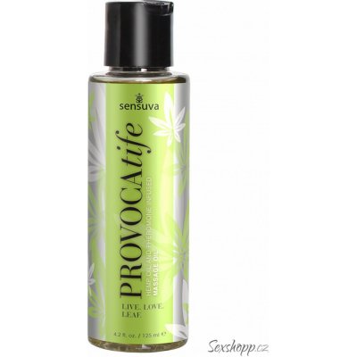 Sensuva Provocatife Cannabis Oil & Pheromone Infused Massage Oil 120 ml