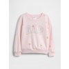 GAP Baby mikina s logom Ružová 18-24M Ružová Ružová