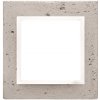 Rámček 1-násobný betón svetlý/biela SIMON54Nat (simon)