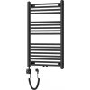 MEXEN/S - Mars radiátor + vykurovacia tyč 900 x 600 mm, 400 W, čierna W110-0900-600-6400-70