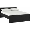 Čierna dvojlôžková posteľ 160x200 cm Naia – Tvilum