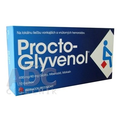 Procto-Glyvenol sup (blis.Al/PE) 1x10 ks