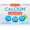 Terezia Calcium + vitamín D3 a K2 kapsuly na podporu zdravia kostí a zubov 30 cps