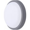 Solight LED vonkajšie osvetlenie guľaté, 20W, 1500lm, 4000K, IP54, 20cm, sivá farba