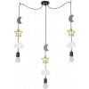 Candellux Detský luster na lanku TRIO 3xE27/20W/230V sivá/žltá/biela CA1064 + záruka 3 roky zadarmo + záruka 3 roky zadarmo