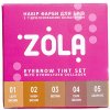 Zola Innovative Coloring System – sada 5 farieb na obočie + oxidant vo vreckách (10x5 ml)