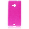 Púzdro SILIKÓNOVÉ JELLY CASE LEATHER pre HTC DESIRE 620 - ružové